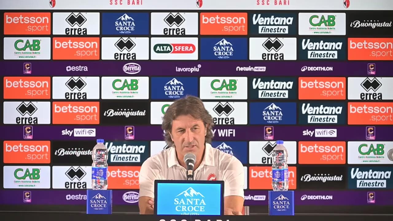 Bari-Cavese | La conferenza stampa pre gara di mister Massimo Rastelli