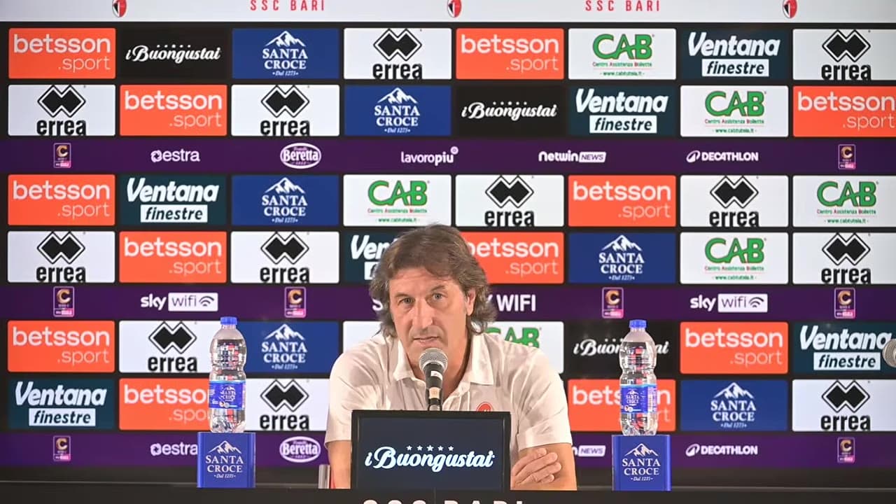 Bari-Cavese | La conferenza stampa pre gara di mister Massimo Rastelli