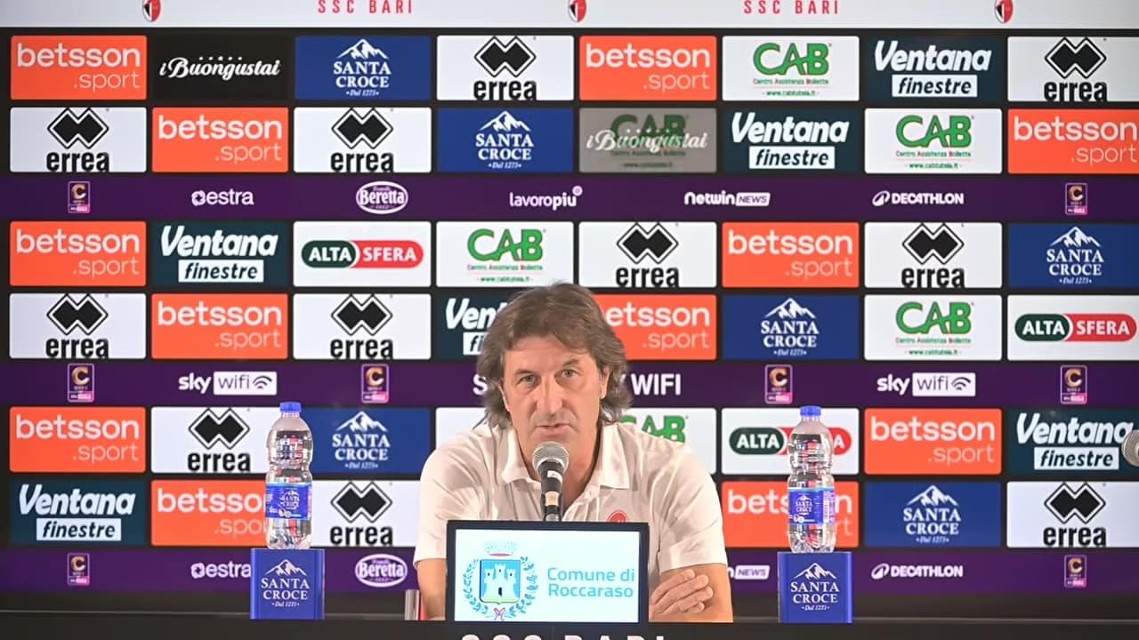 Bari-Cavese | La conferenza stampa pre gara di mister Massimo Rastelli